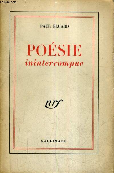 POESIE ININTERROMPUE / 11E EDITION.