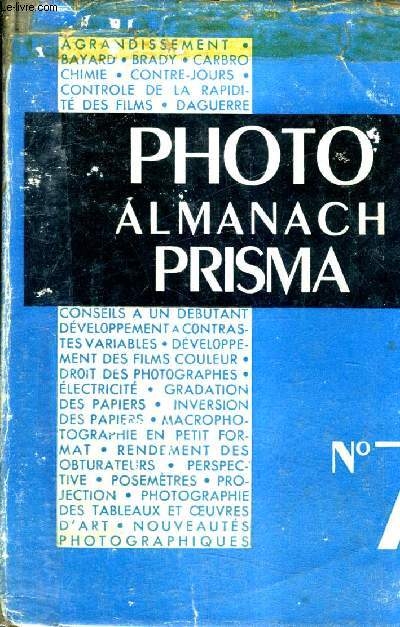 LA PHOTO ALMANACH PRISMA 7.