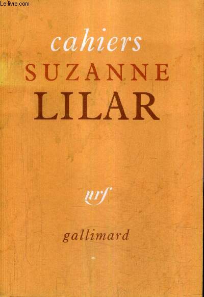 CAHIERS SUZANNE LILAR.