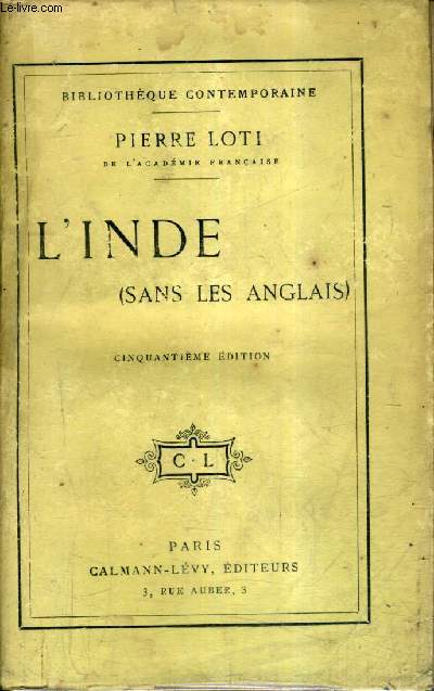 L'INDE (SANS LES ANGLAIS) - 50E EDITION.