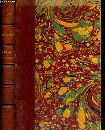 POESIES NOUVELLES DE ALFRED DE MUSSET 1836-1852 - NOUVELLE EDITION.