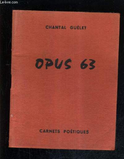 OPUS 63.