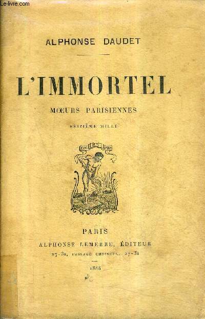 L'IMMORTEL MOEURS PARISIENNES.