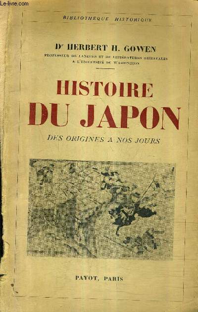 HISTOIRE DU JAPON DES ORIGINES A NOS JOURS.
