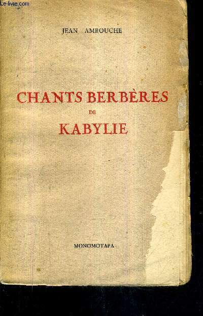 CHANTS BERBERES DE KABYLIE.