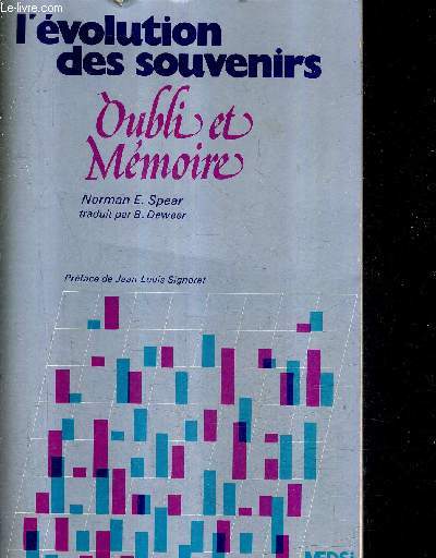 L'EVOLUTION DES SOUVENIRS : OUBLI ET MEMOIRE.