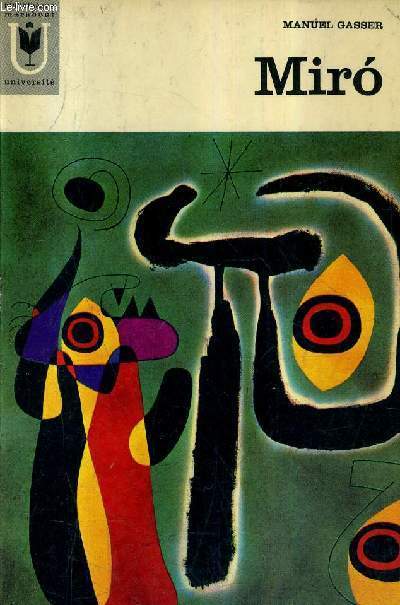 JOAN MIRO / COLLECTION BIBLIOTHEQUE MARABOUT UNIVERSITE N139.