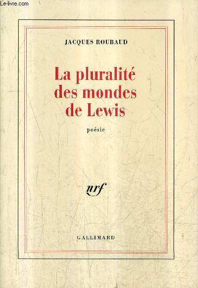 LA PLURALITE DES MONDES DE LEWIS - POESIE.