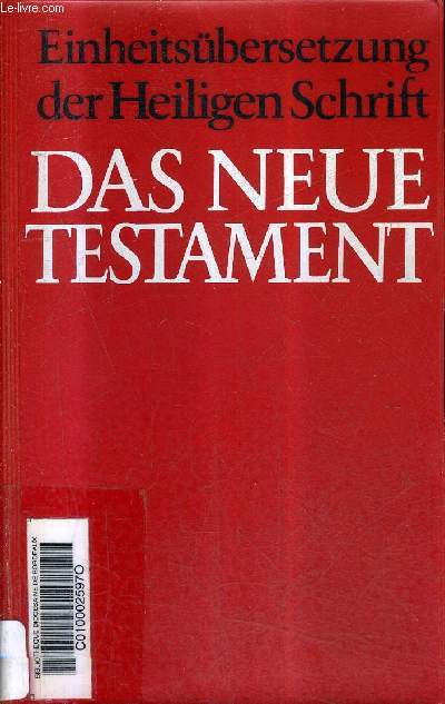 DAS NEUE TESTAMENT.