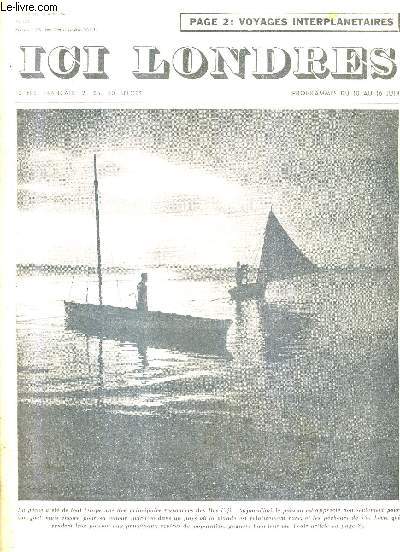 ICI LONDRES N435 8 JUIN 1956 - un petit tour dans le pacifique Fiji - la cage sans oiseaux - l'europe sans rivages etc.