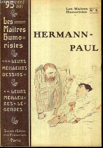 HERMANN PAUL / COLLECTION LES MAITRES HUMORISTES N9.