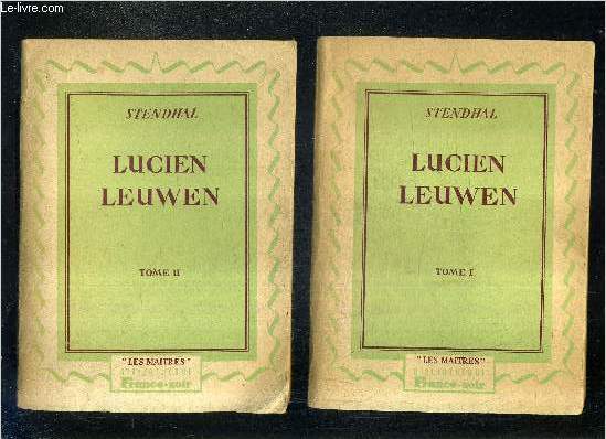 LUCIEN LEUWEN (LE CHASSEUR VERT) - EN DEUX TOMES - TOMES 1 + 2 / COLLECTION LES MAITRES.