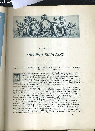 HISTOIRE DE LA MARINE FRANCAISE - ABRAHAM DU QUESNE.