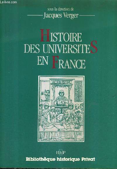 HISTOIRE DES UNIVERSITES EN FRANCE.