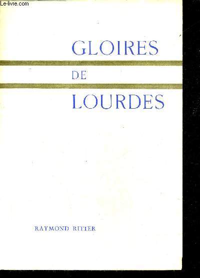 GLOIRES DE LOURDES.