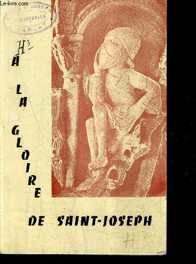 A LA GLOIRE DE SAINT JOSEPH - SUPPLEMENT DE LA MAISONNEE XXXE ANNEE N1 JANVIER 1972 - ENVOI DU DIRECTEUR P.BLANC.