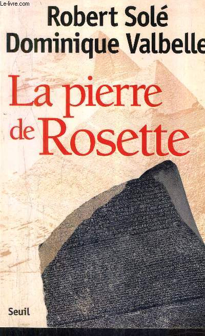 LA PIERRE DE ROSETTE.