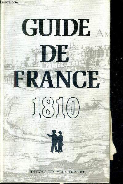 GUIDE DES VOYAGEURS EN FRANCE ACCOMPAGNE DE 90 PLANS ET PROFILS DE VILLES ETRAITS DE L'ATLAS DU SIEUR TASSIN GEOGRAPHE ORDINAIRE DU ROI (1686).