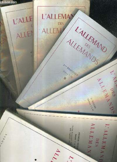 L'ALLEMAND DES ALLEMANDS + INITIATION A L'ALLEMAND DES ALLEMANDS - LOT DE 10 VOLUMES - VOIR NOTICE - LIVRE SANS BANDES MAGNETIQUES.
