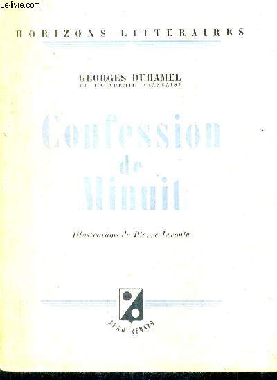 CONFESSION DE MINUIT / COLLECTION HORIZONS LITTERAIRES.