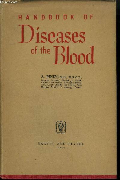 HANDBOOK OF DISEASES OF THE BLOOD.