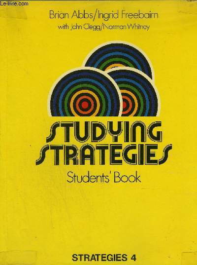 STUDYING STRATEGIES - STRATEGIES 4 A CORE CONCEPT COURSE FOR THE FIRST CERTIFICATE EXAMINATION.