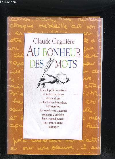 AU BONHEUR DES MOTS.