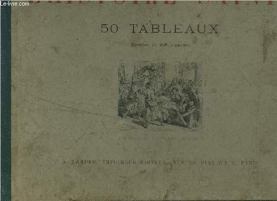 L'HISTOIRE SAINTE EN 50 TABLEAUX .
