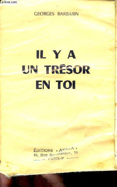 IL Y A UN TRESOR EN TOI.