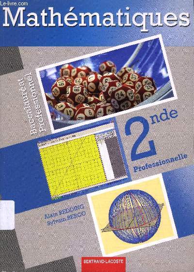 MATHEMATIQUES 2DE PROFESSIONNELLE