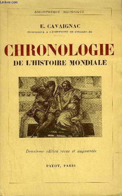 CHRONOLOGIE DE L'HISTOIRE MONDIALE / 2EME EDITION