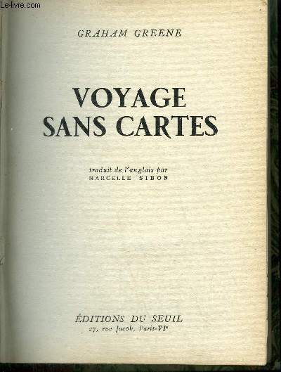 VOYAGE SANS CARTES