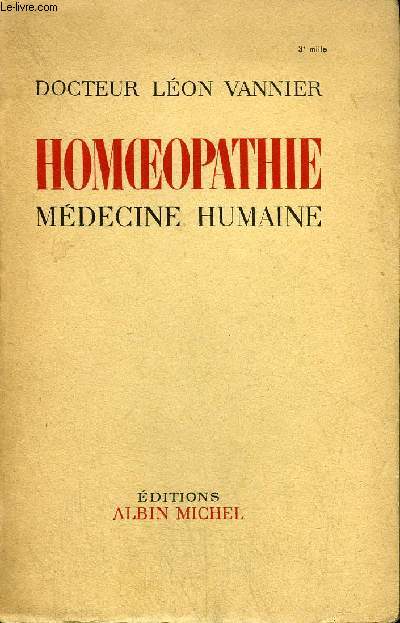 HOMOEOPATHIE - MEDECINE HUMAINE