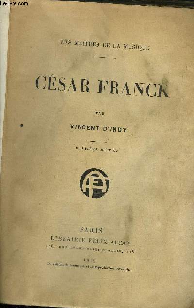 CESAR FRANCK - 8EME EDITION