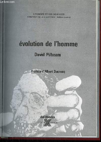EVOLUTION DE L'HOMME