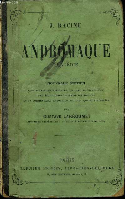 ANDROMAQUE - NOUVELLE EDITION