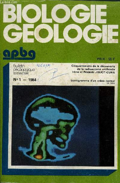 BIOLOGIE GEOLOGIE - N1 - 1984