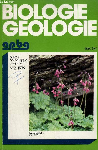 BIOLOGIE GEOLOGIE - N2-1979