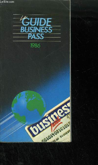 LE GUIDE BUSINESS PASS 1986