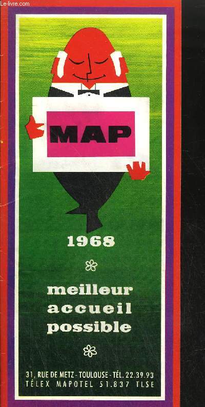 DEPLIANT / MEILLEUR ACCUEIL POSSIBLE - 1968