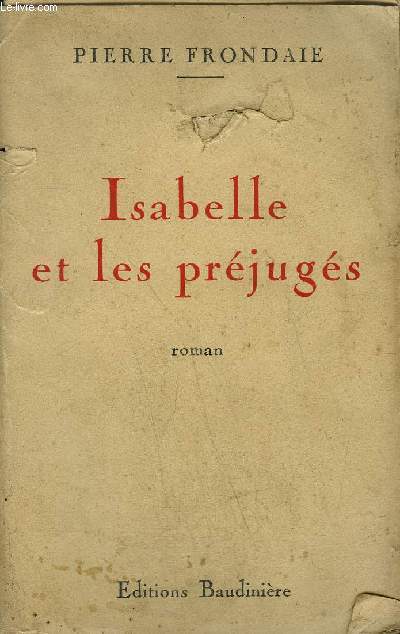 ISABELLE ET LES PREJUGES