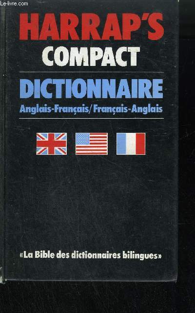 HARRAP'S COMPACT - DICTIONNAIRE ANGLAIS/FRANCAIS-FRANCAIS/ANGLAIS