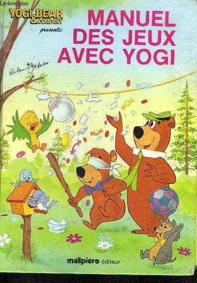 MANUEL DES JEUX AVEC YOGI- COLLECTION YOGI BEAR & COMPANY PRESENTS