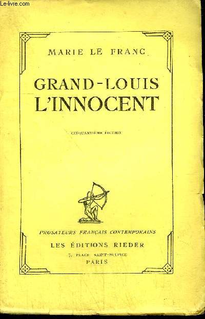 GRAND-LOUIS L'INNOCENT