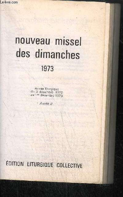 NOUVEAU MISSEL DES DIMANCHES