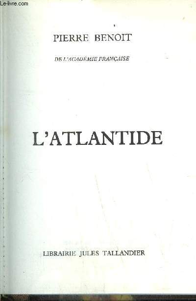 L'ATLANTIDE / EXEMPLAIRE NUMEROTE 007022