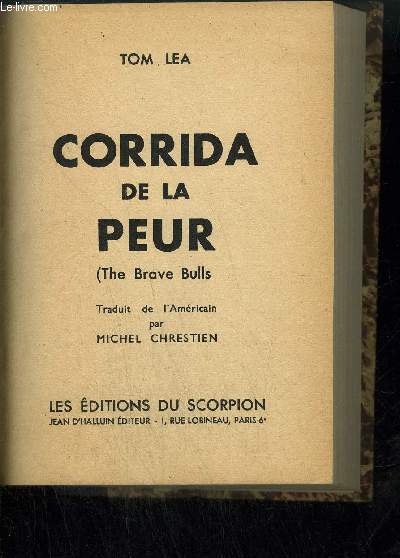 CORRIDA DE LA PEUR