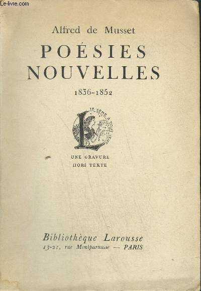 POESIES NOUVELLES 1836-1852