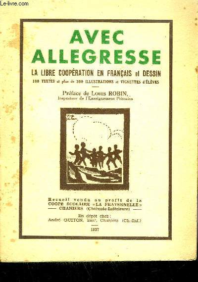 AVEC ALLEGRESSE - LA LIBRE COOPERATION EN FRANCAIS ET DESSIN