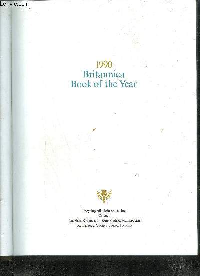 1990 - BRITANNICA - BOOK OF THE YEAR